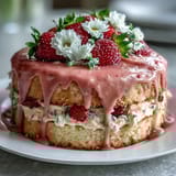 Spring Cake Floral Drip