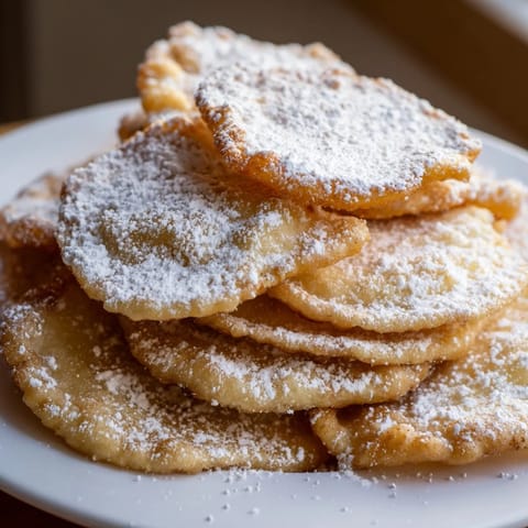 Crispy golden fried dough