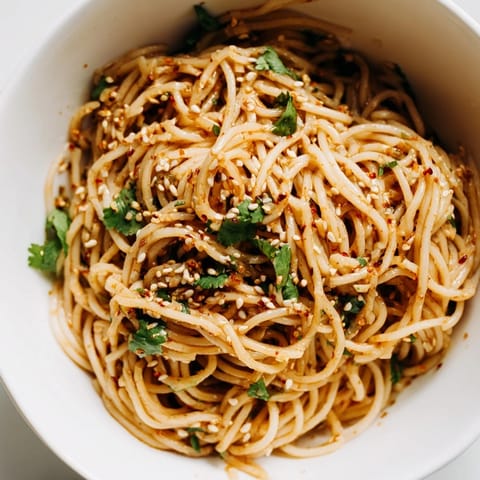 Spicy Sesame Noodle Salad