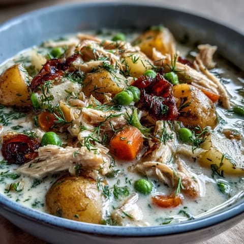 Slow Cooker Chicken Pot Pie