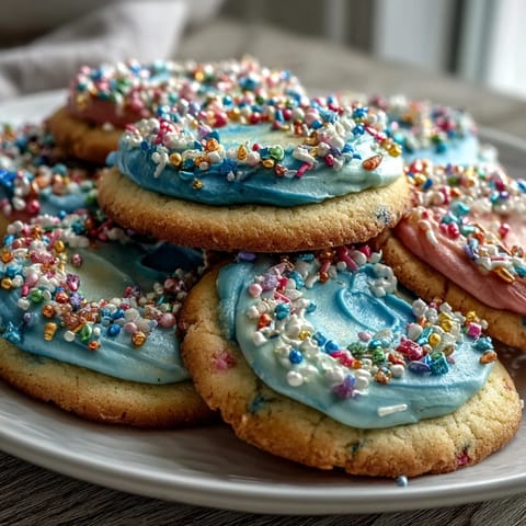 Vibrant pastel swirl sugar cookies with buttery texture, perfect for birthdays or festive celebrations.