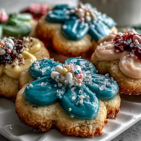 Spring Cookies Flower Shortbread