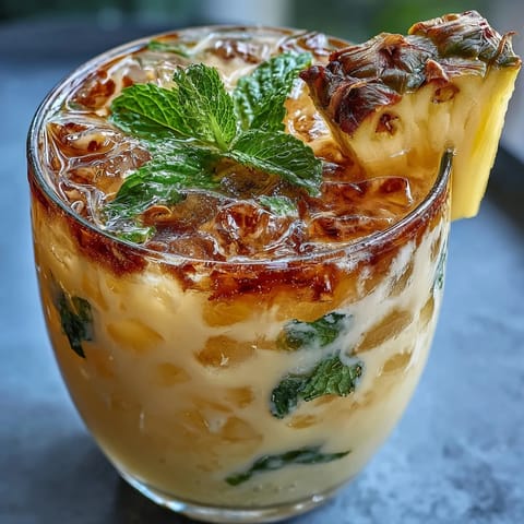 Pineapple Coconut Agua Fresca