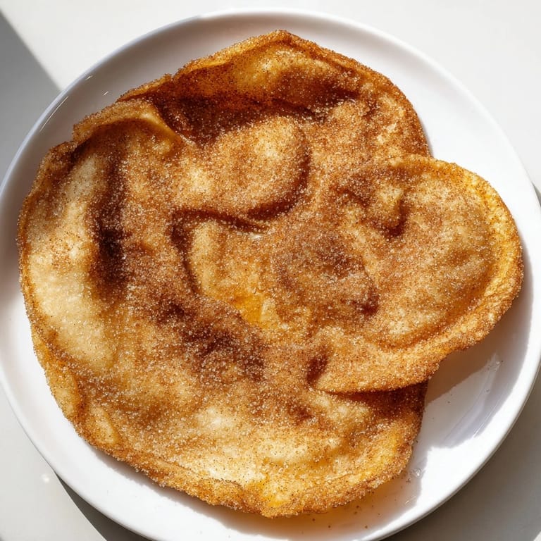 A close-up of warm, sugary Elephant Ears showing their delightful, flaky texture and golden crusts.