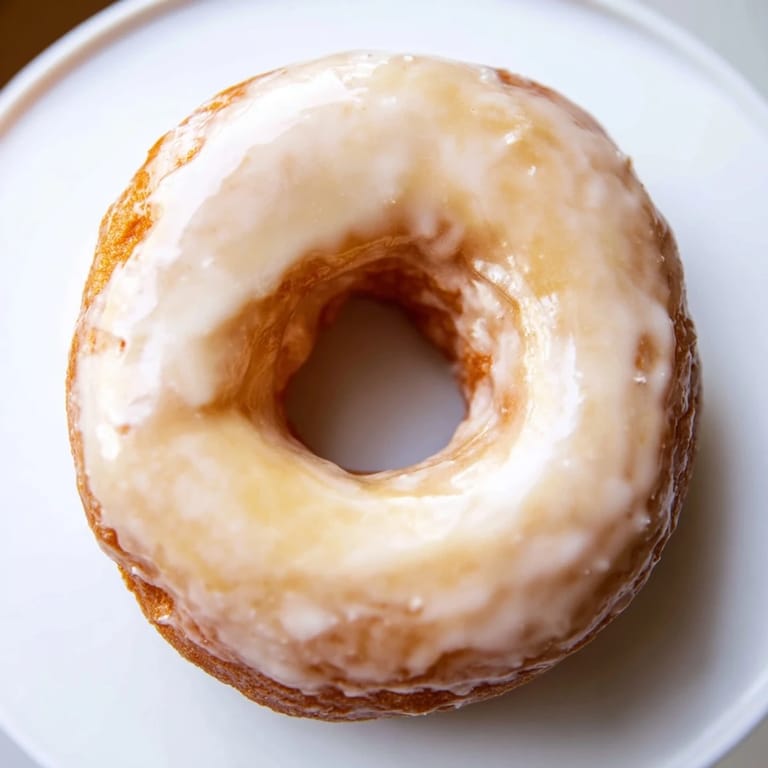 A beautiful stack of glazed cake donuts, offering a sweet bite of classic American comfort food.