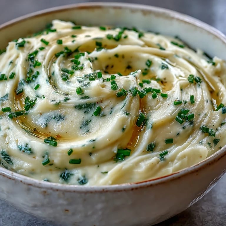 Smooth, blended Potato Leek Soup in a rustic bowl, topped with fresh parsley and a light drizzle of olive oil.