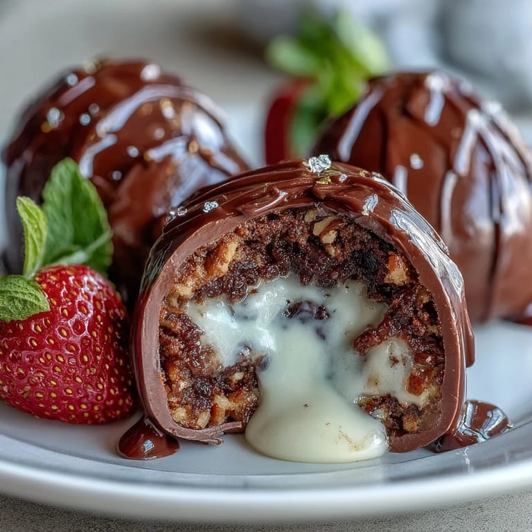 Luxurious Dubai-inspired Easter eggs featuring a crisp strawberry-chocolate shell, luscious crunchy filling with hazelnuts, and a glossy finish perfect for holiday celebrations.